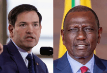 Marco Rubio y presidente de Kenya, William Ruto discuten la crisis en Haití